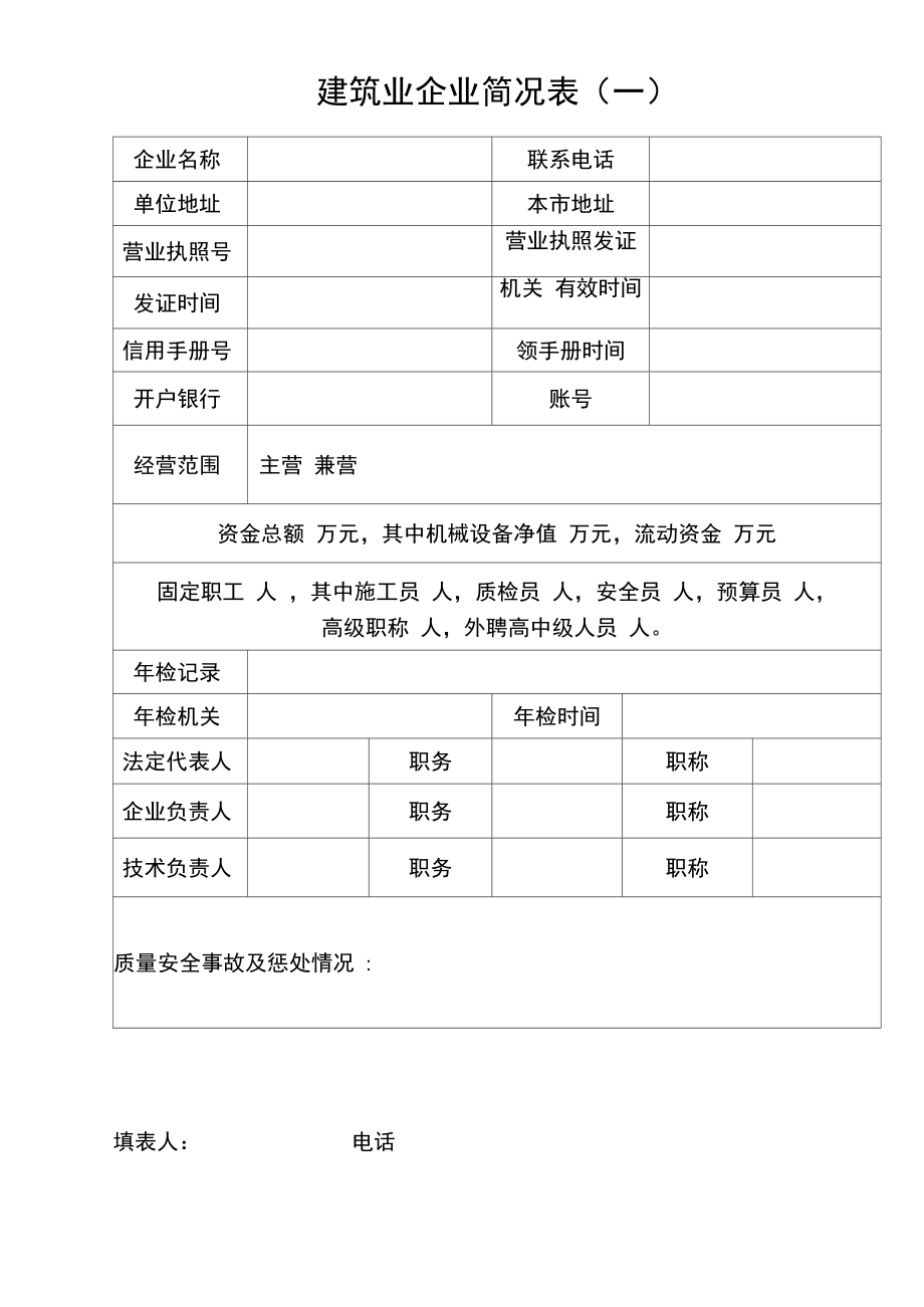 施工企业简况表(一).doc_第2页