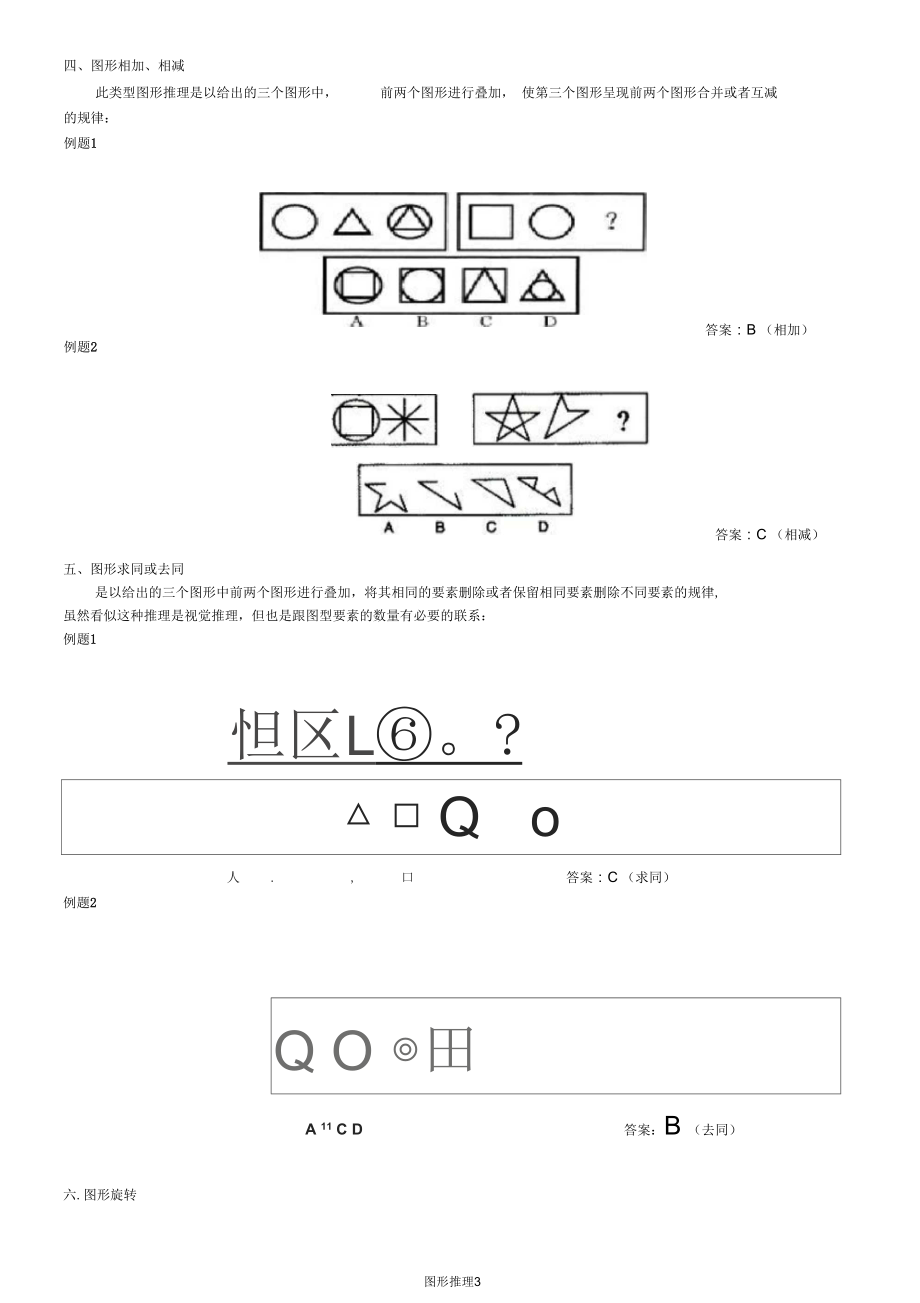 2015年银行招聘考试行测图形推理分类讲解题库.docx_第3页