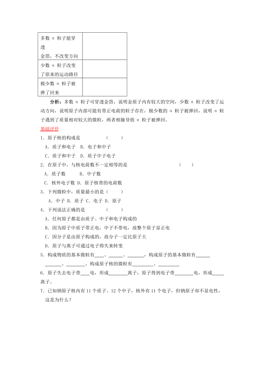 九年级化学上册《 构成物质的基本微粒》同步练习4 沪教版.doc_第2页