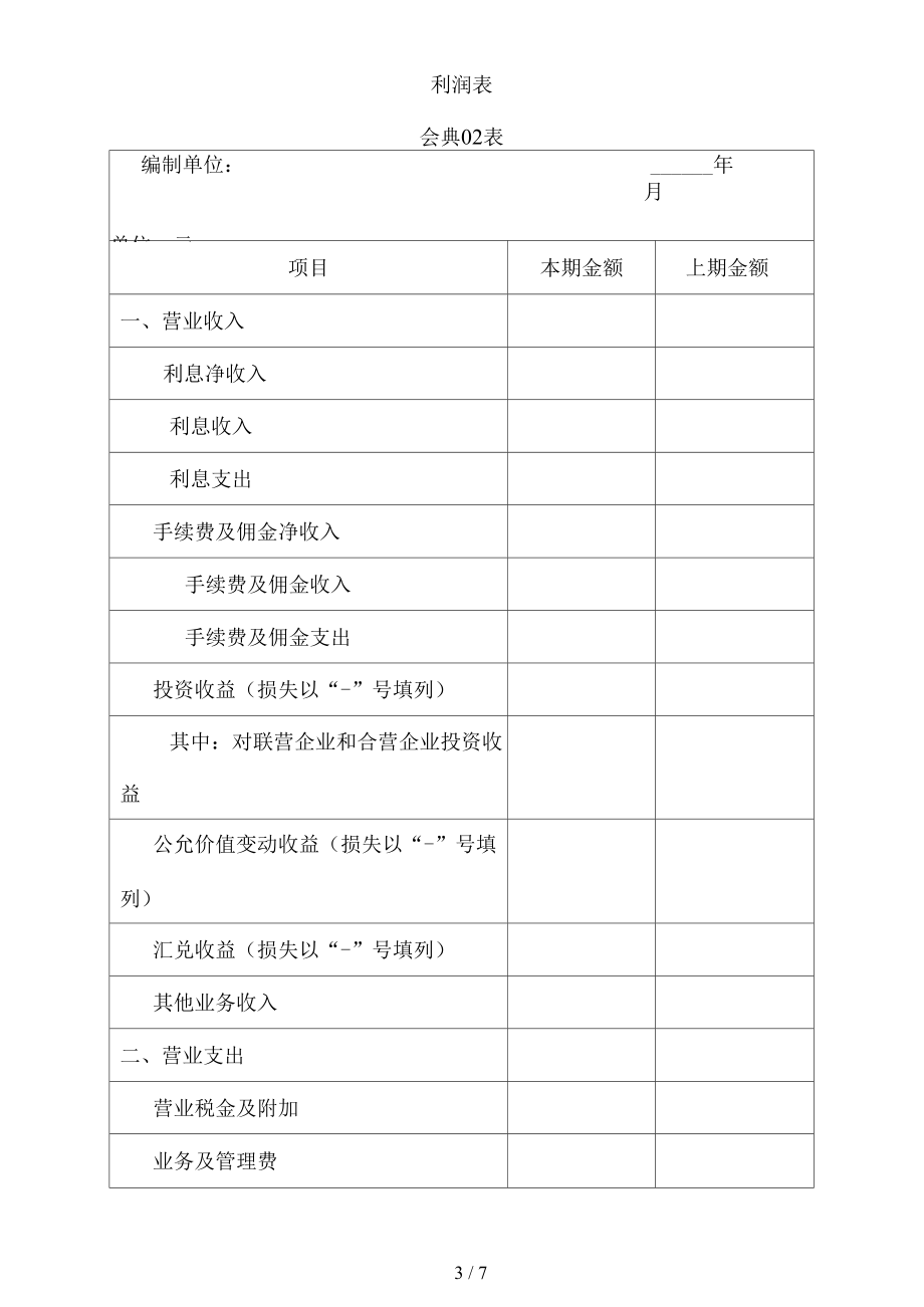 典当企业执行企业会计准则的财务报表格式.docx_第3页