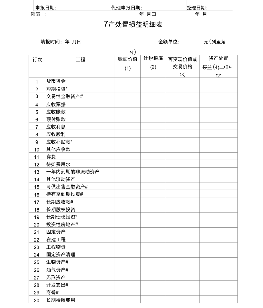 企业清算所得税申报表空表.docx_第2页