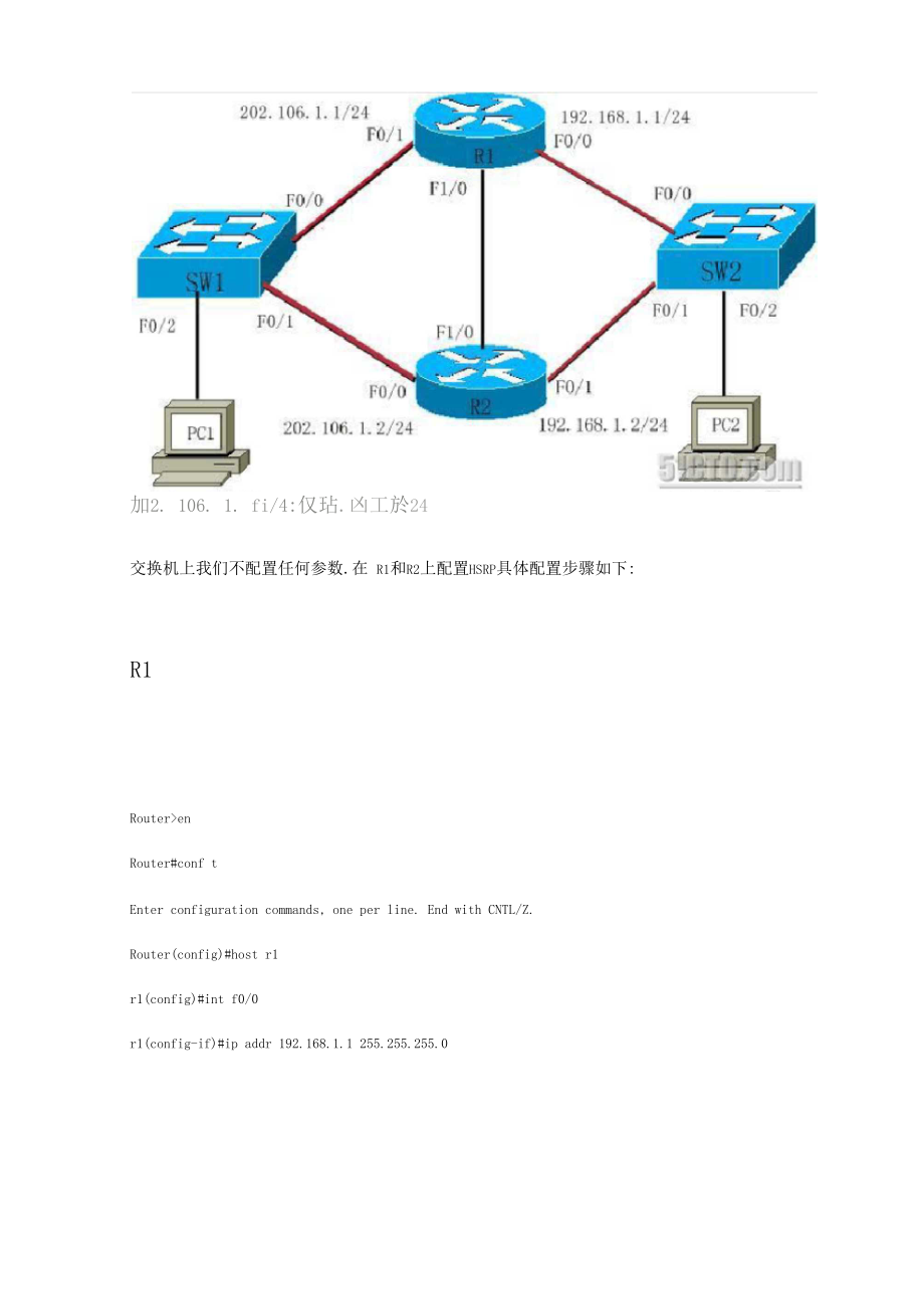 HSRP热备份路由协议的配置.docx_第3页