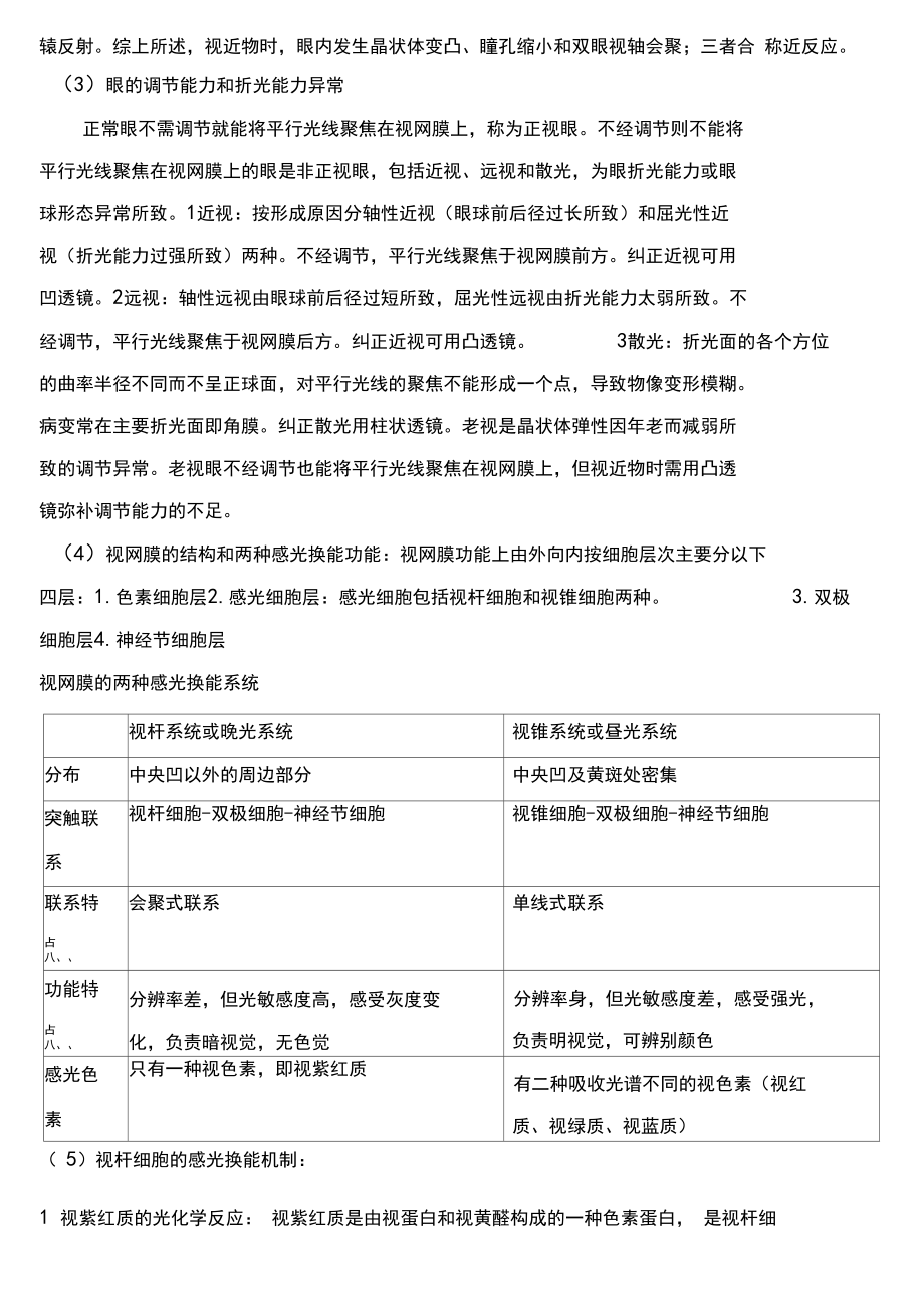 绝对好的生理考研笔记感觉器官的功能.docx_第3页