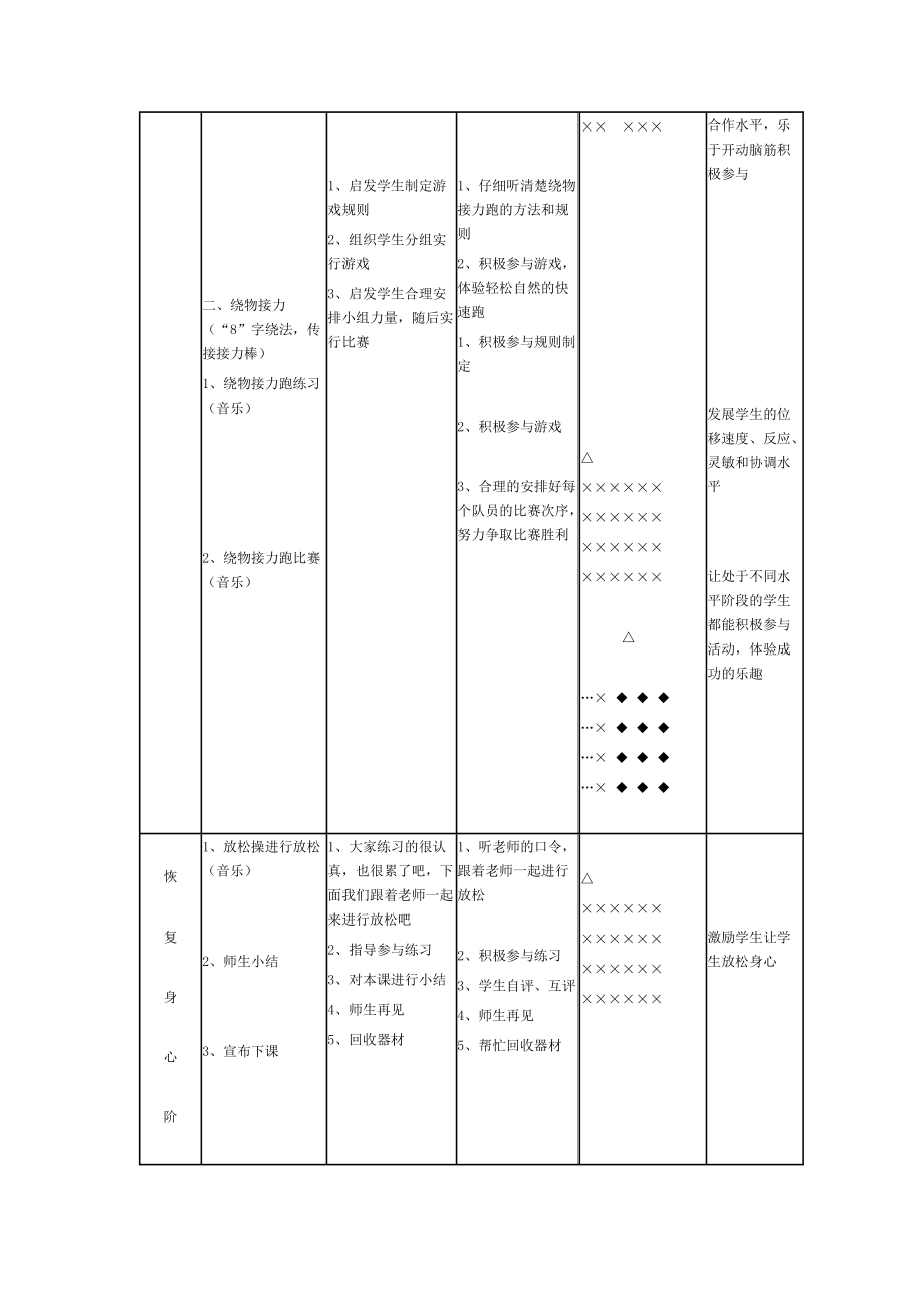 小学体育与健康教案8.doc_第3页