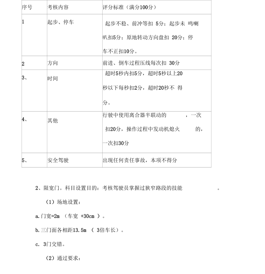 汽车驾驶员技术比武方案.docx_第3页