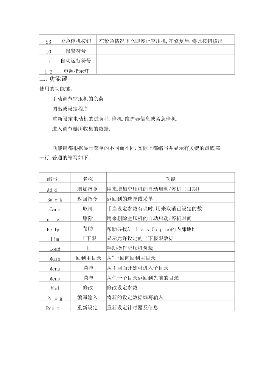 「附录：阿特拉斯空压机电脑显示屏操作手册」.docx_第3页