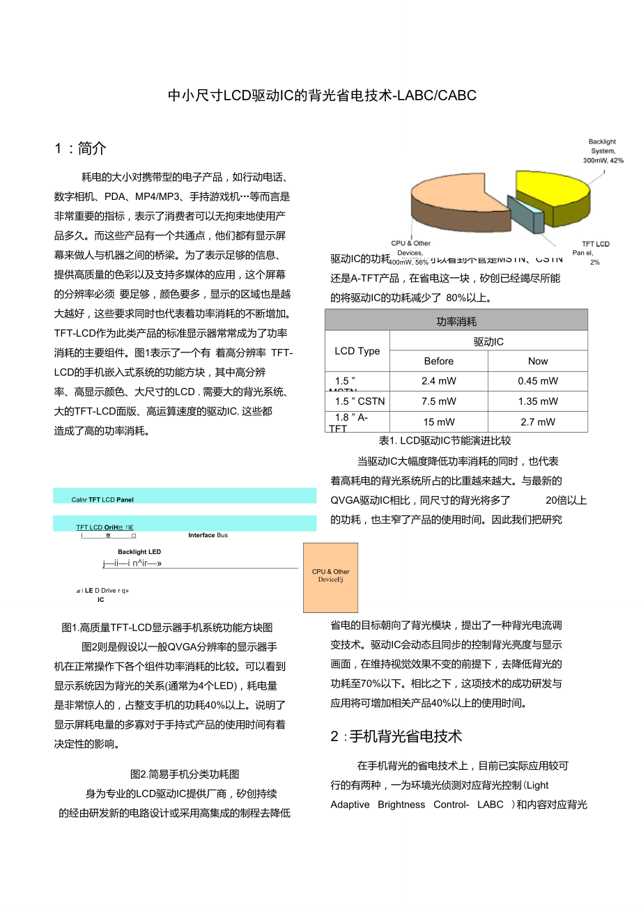 中小尺寸LCD驱动IC的背光省电技术.doc_第1页