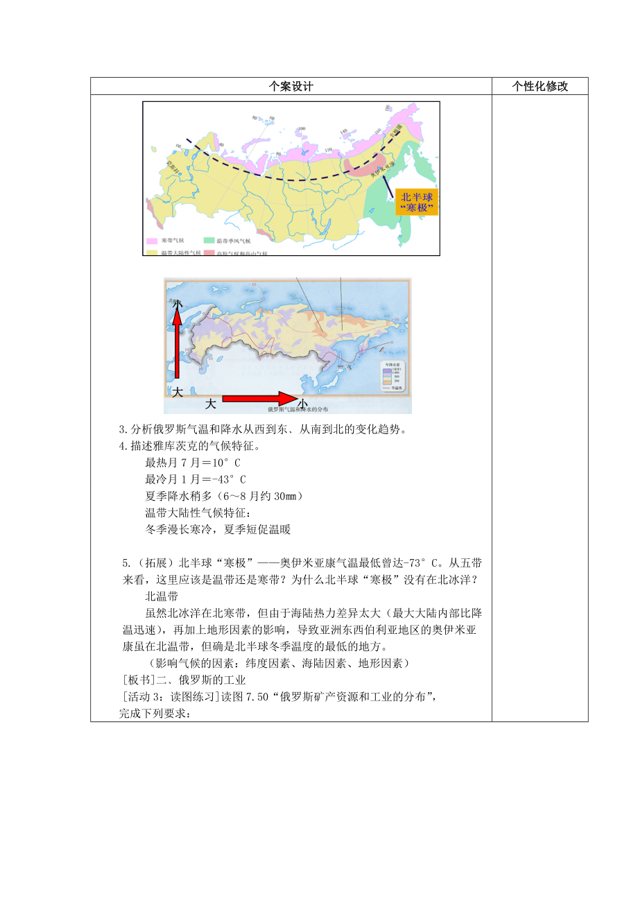 七年级地理下册 7.4 俄罗斯（第1课时）教案 （新版）新人教版-（新版）新人教版初中七年级下册地理教案.doc_第3页