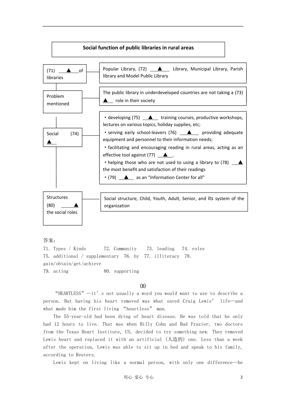 江苏省南京市2012届高三英语5月热身训练（2）任务型阅读.doc_第2页