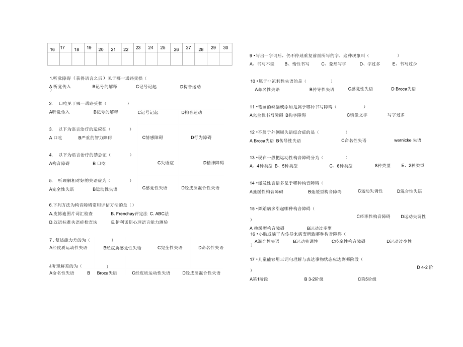 言语治疗技术试卷A卷.doc_第3页