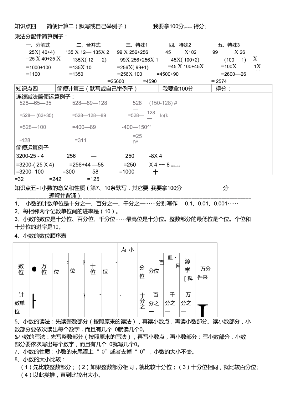 四年级下数学背、默写知识点1.doc_第2页