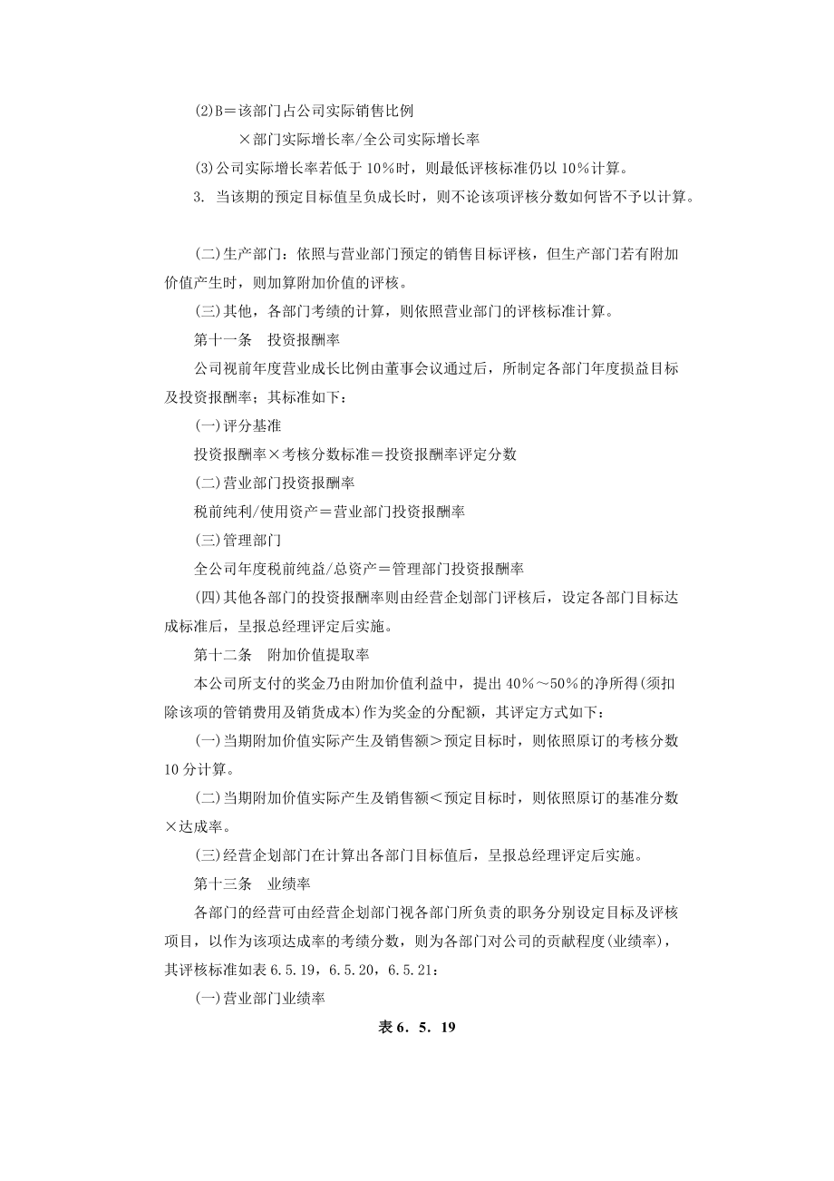 企业人力资源管理制度：家电制造业绩效奖金.doc_第3页