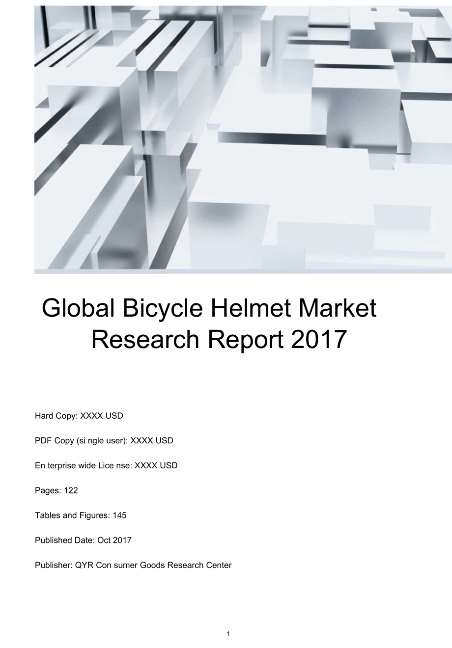 GlobalBicycleHelmet自行车头盔MarketResearchReport目录精编版.docx_第1页