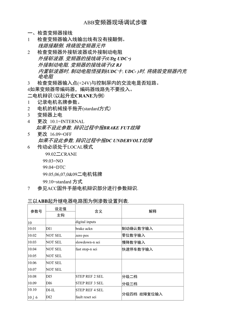 ABB变频器现调试步骤.docx_第1页