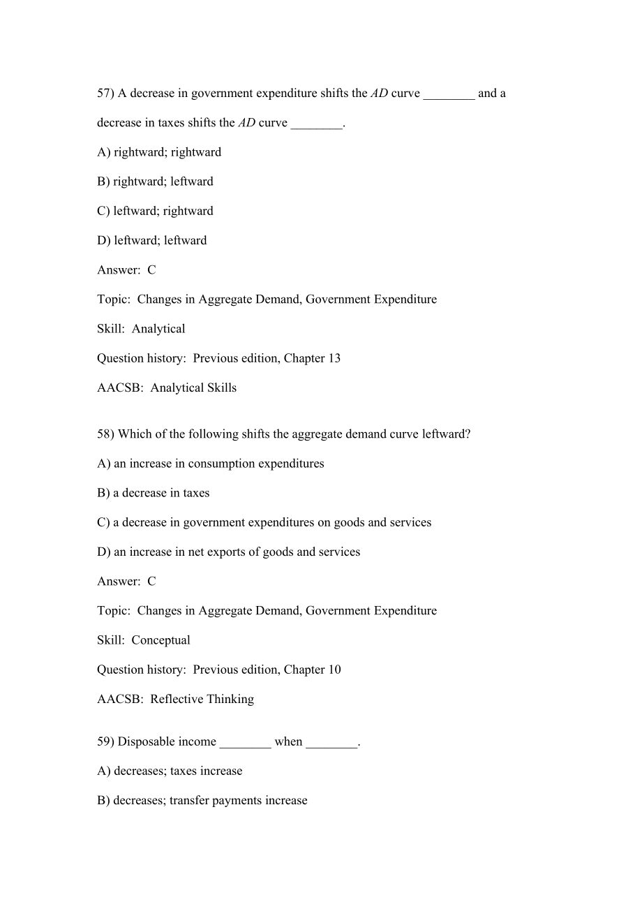 2022年度最新版宏观经济学题库.doc_第3页