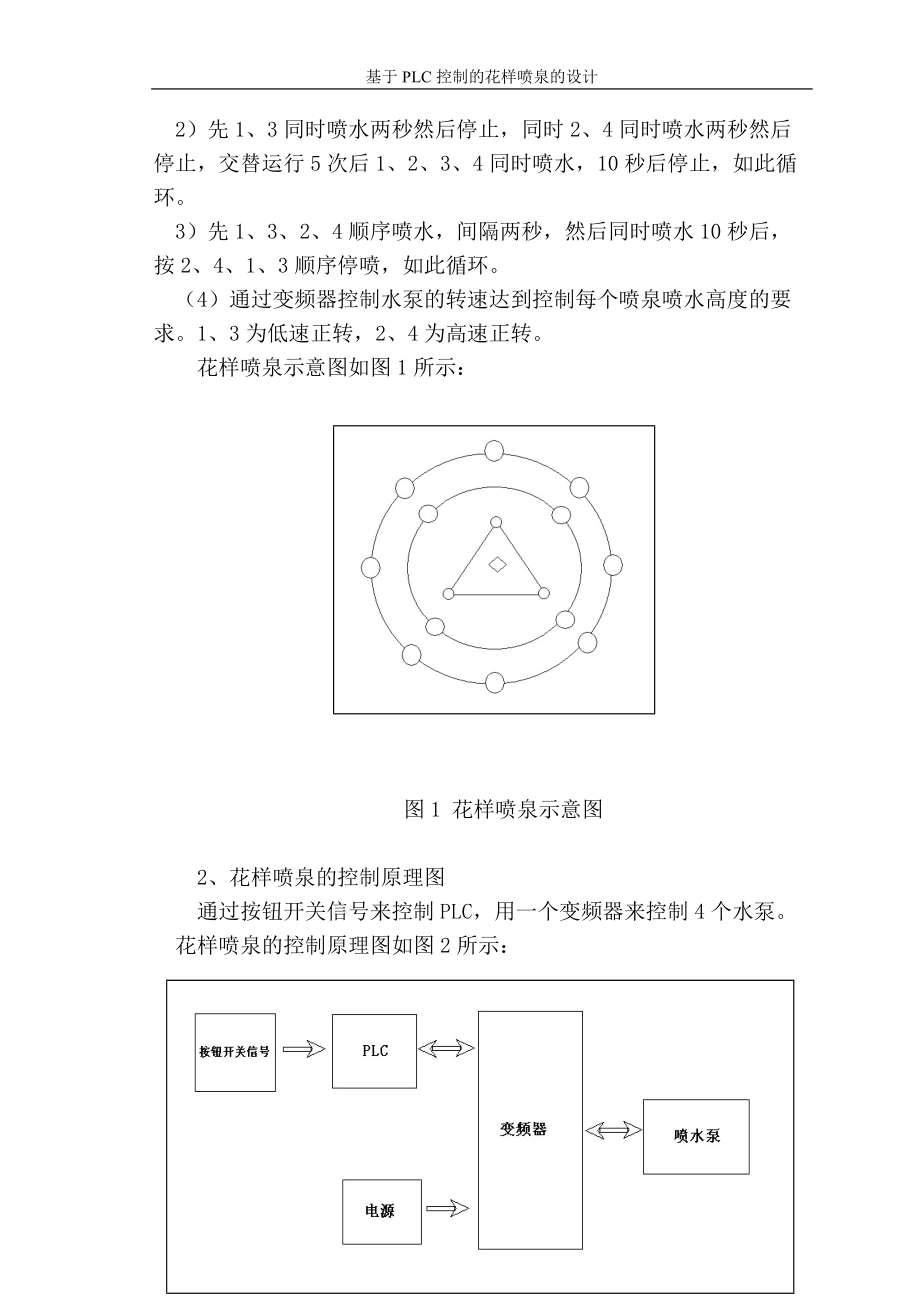 基于PLC控制的花样喷泉.doc_第2页