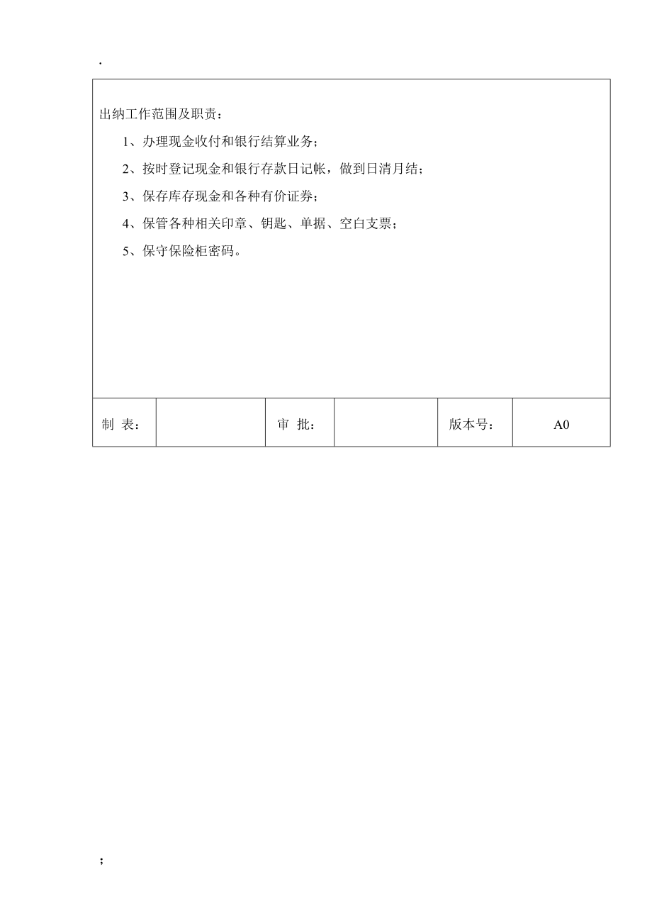 【管理制度】财务部岗位职责及任职要求.docx_第3页