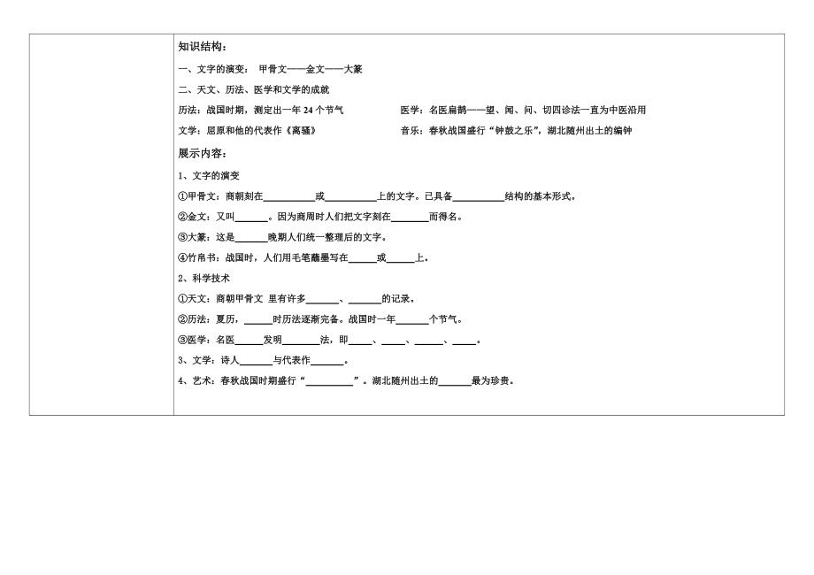 七年级历史上册 第8课中华文化的勃兴（一）学案 人教新课标版.doc_第2页