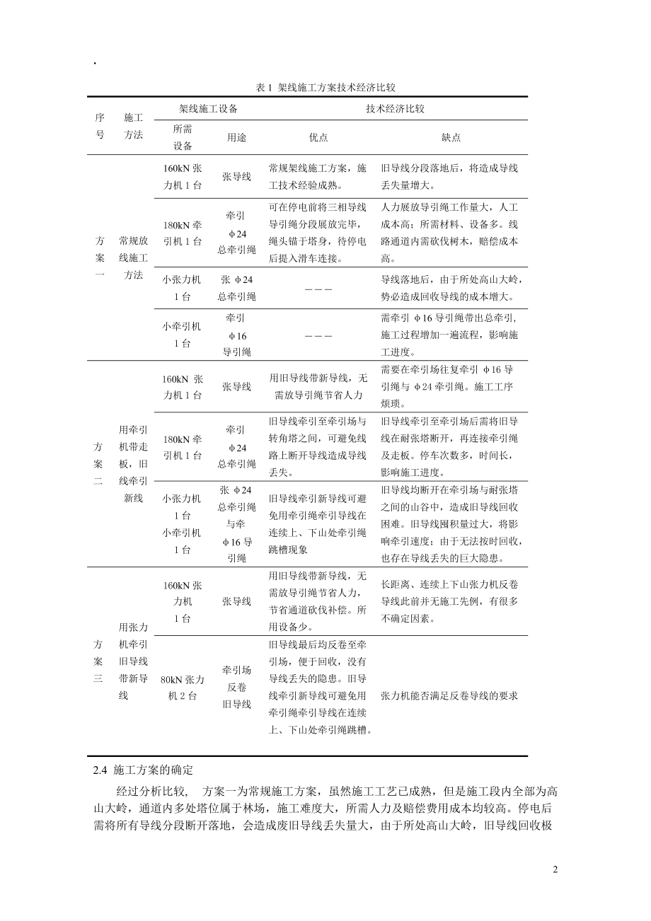 电力抢险中利用旧导线牵放新导线施工方法.docx_第2页