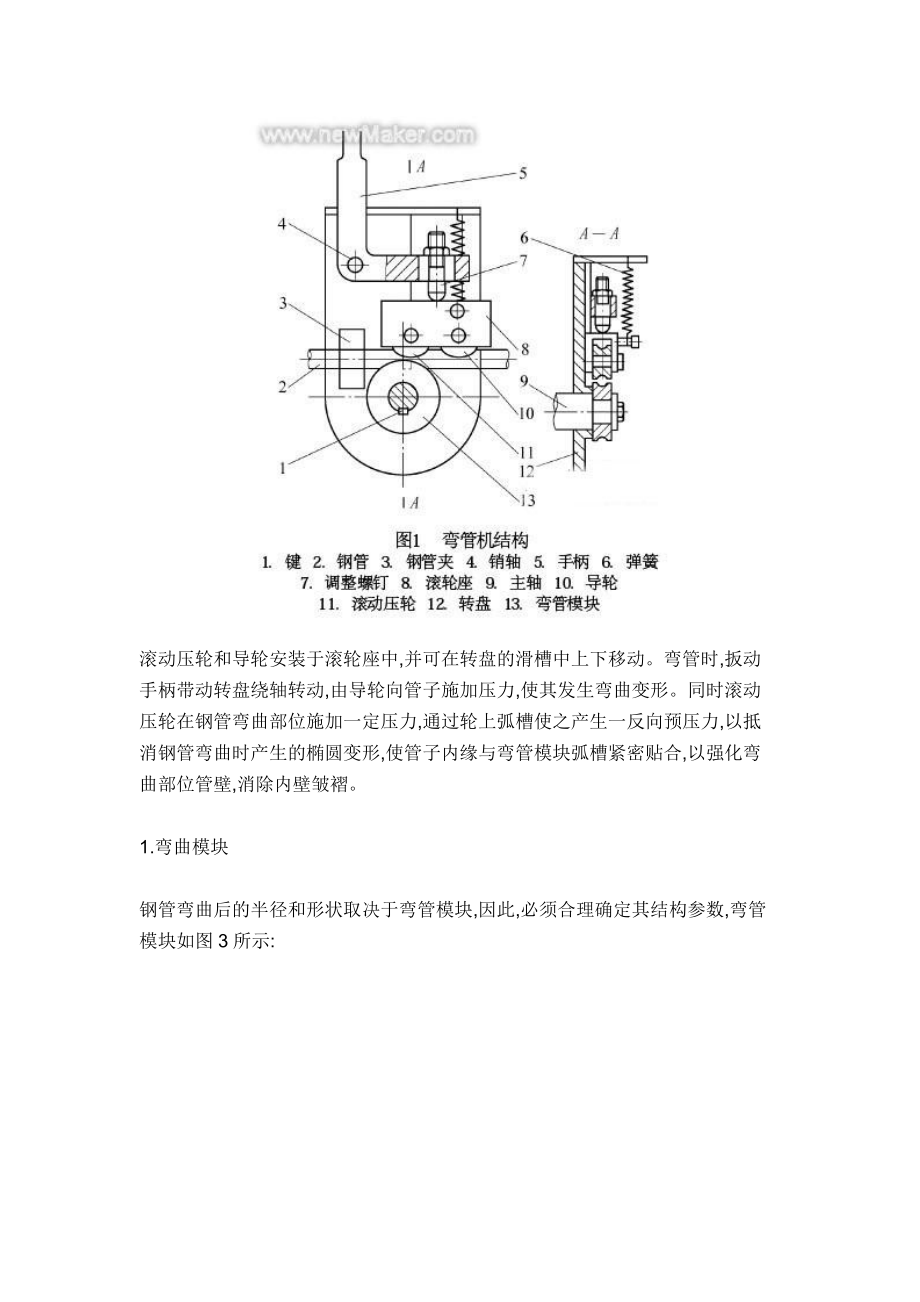 精品资料（2021-2022年收藏的）薄壁钢管弯曲模具设计.doc_第2页