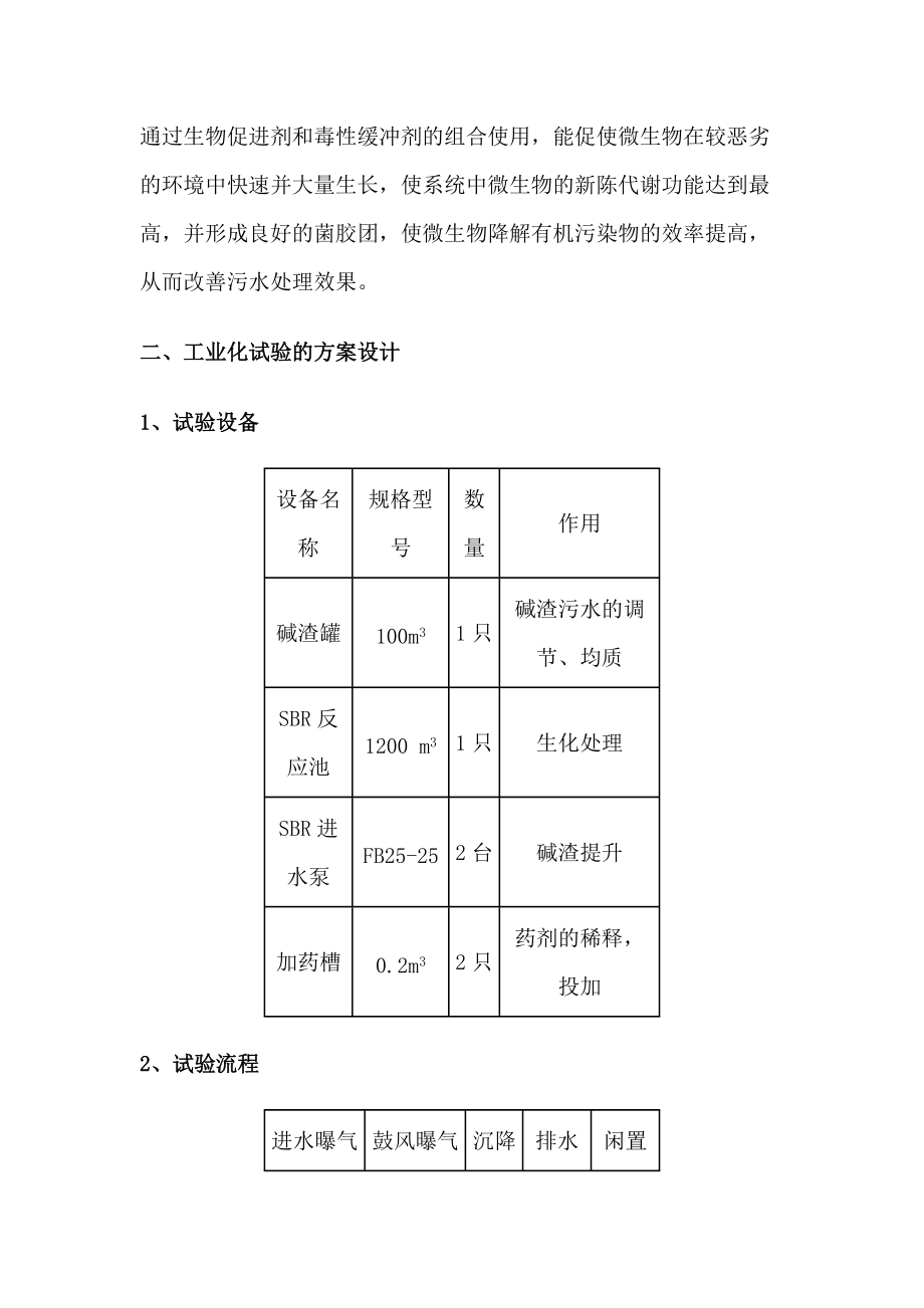 精品资料（2021-2022年收藏的）生物制剂在SBR处理装置的工业化试验.doc_第3页