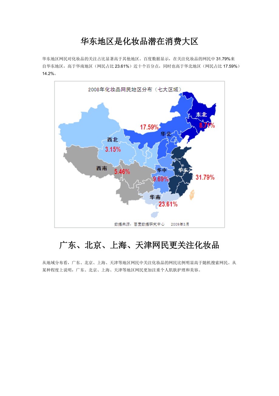 北京、上海、广州三地化妆品市场比较分析.doc_第1页