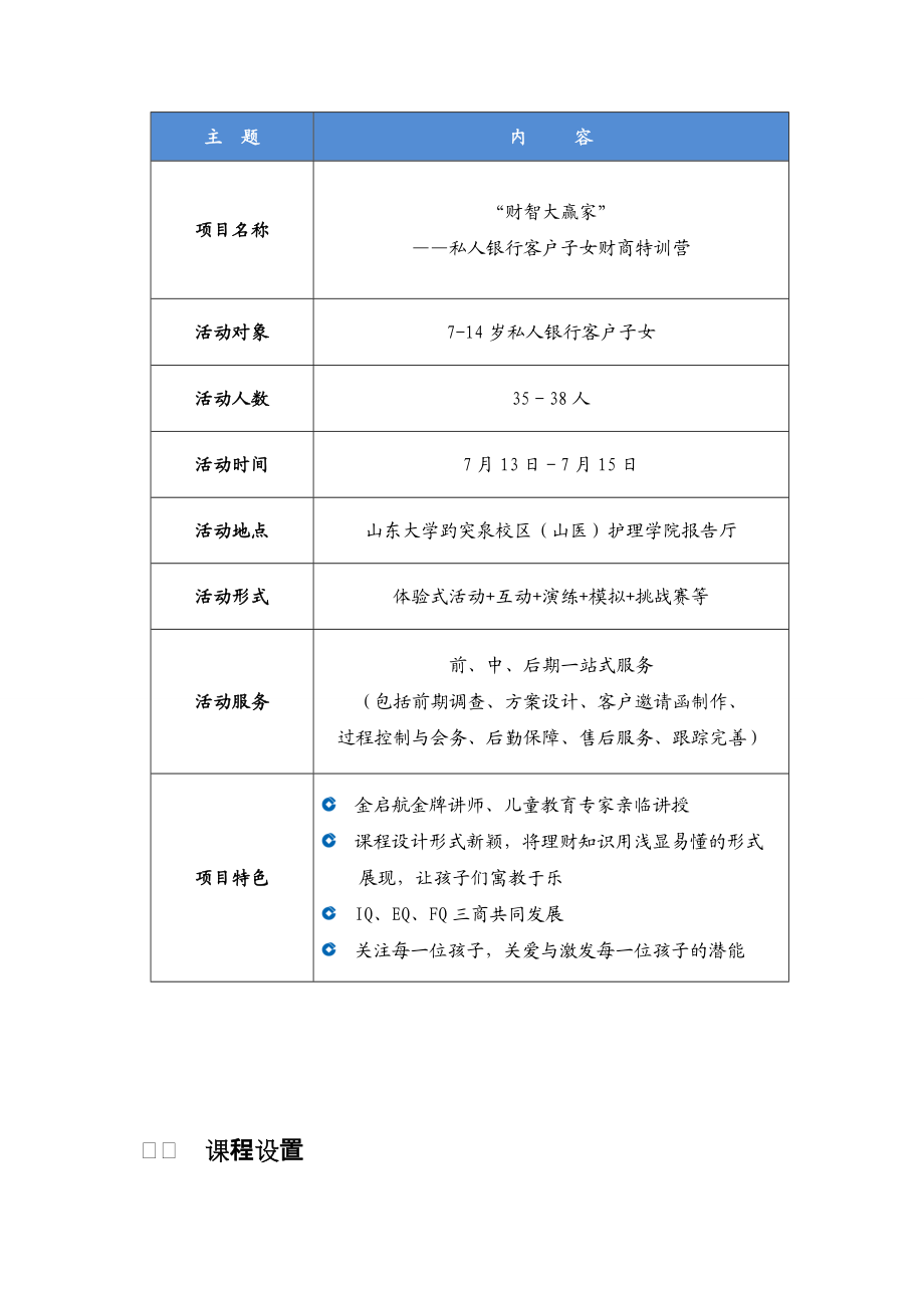 “财智大赢家”——私人银行客户子女财商特训营资料模板.doc_第3页