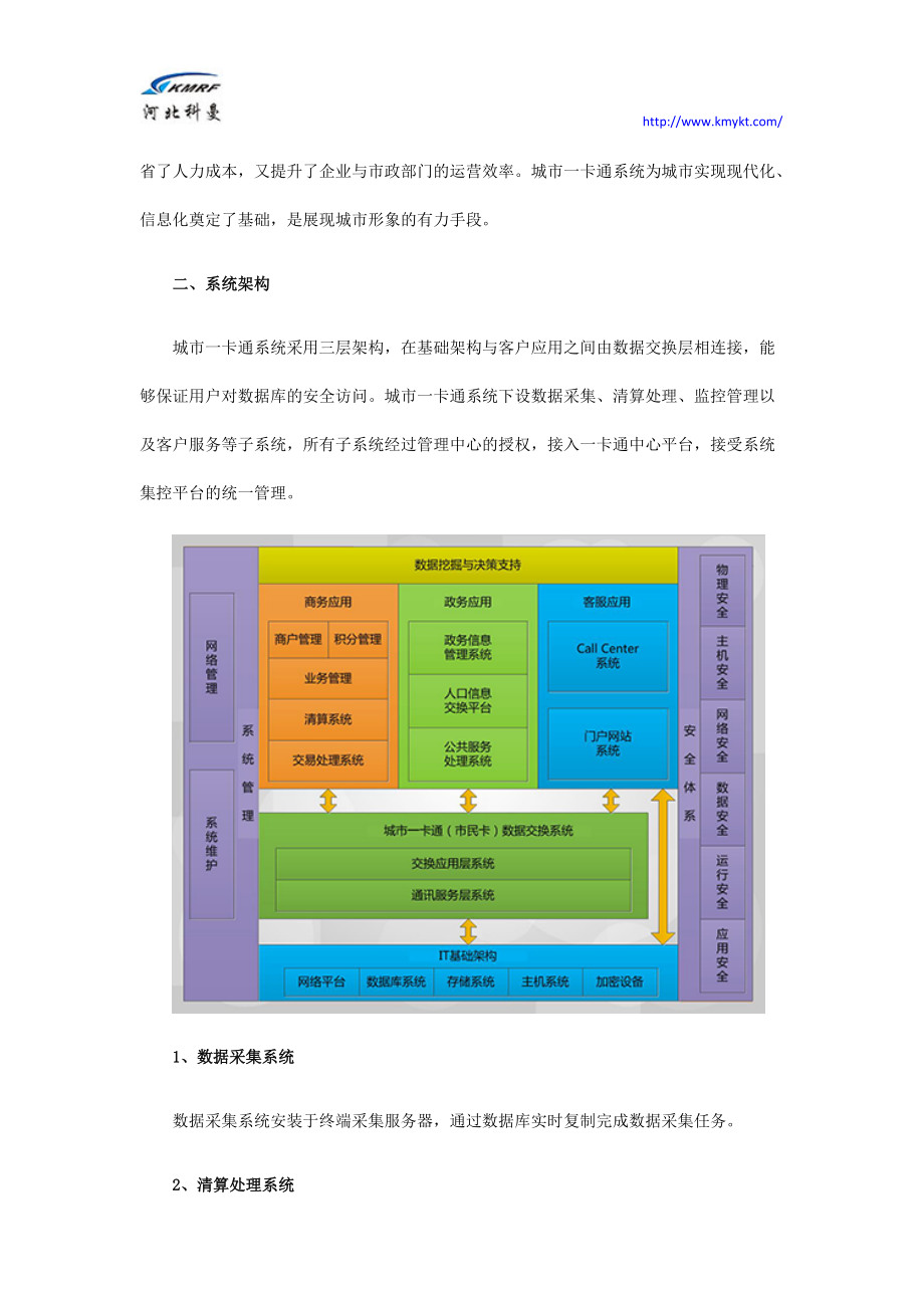 教育资料（2021-2022年收藏的）智慧城市：城市一卡通系统解决方案.docx_第2页