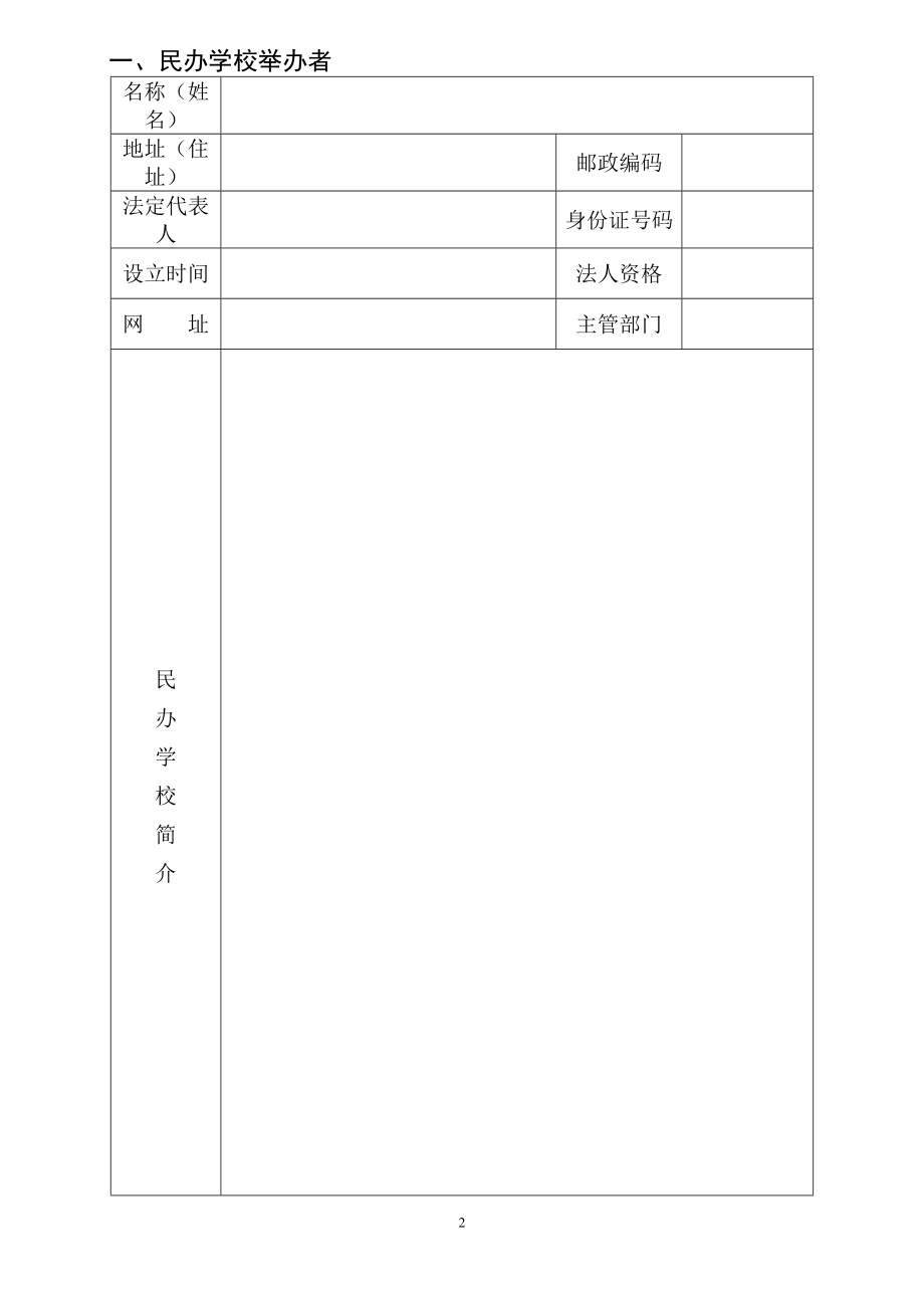 精品资料（2021-2022年收藏）举办民办学校申请表.doc_第3页