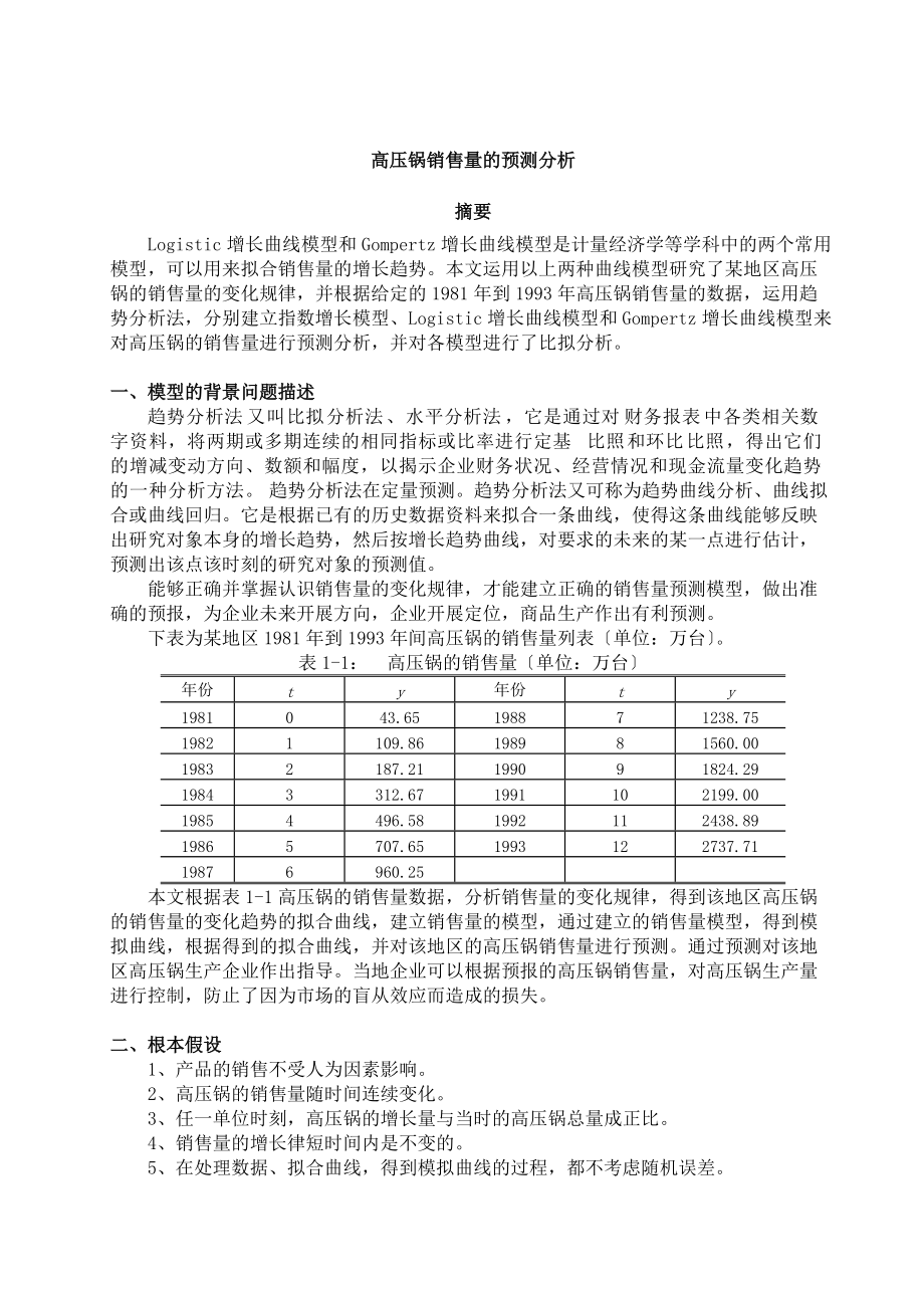 高压锅销售量的预测分析.docx_第1页