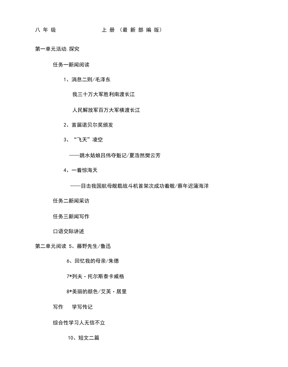 部编版语文八年级上册课文目录.docx_第2页