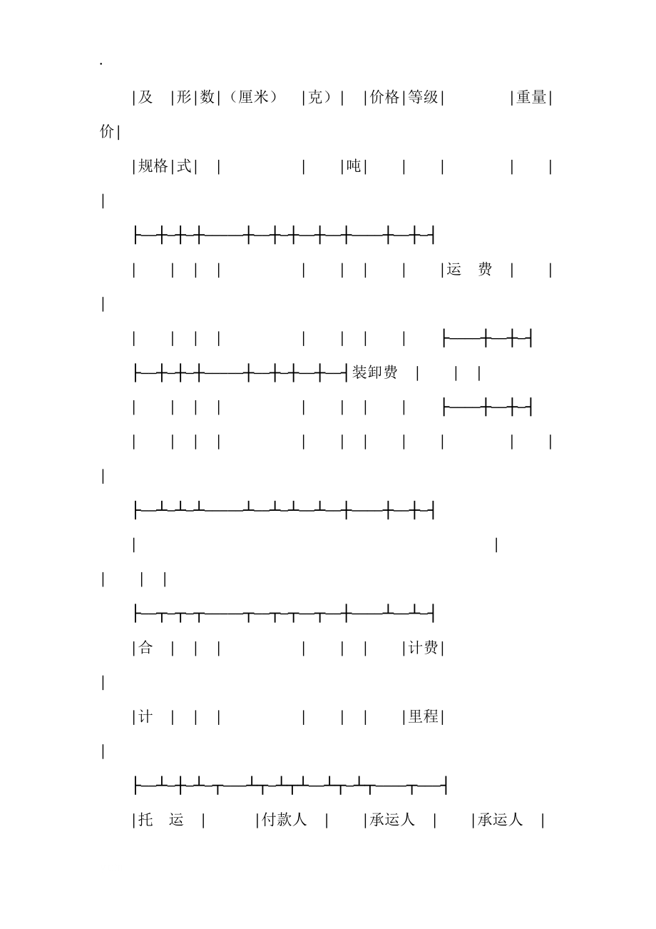 货物运单（汽车）新.docx_第2页