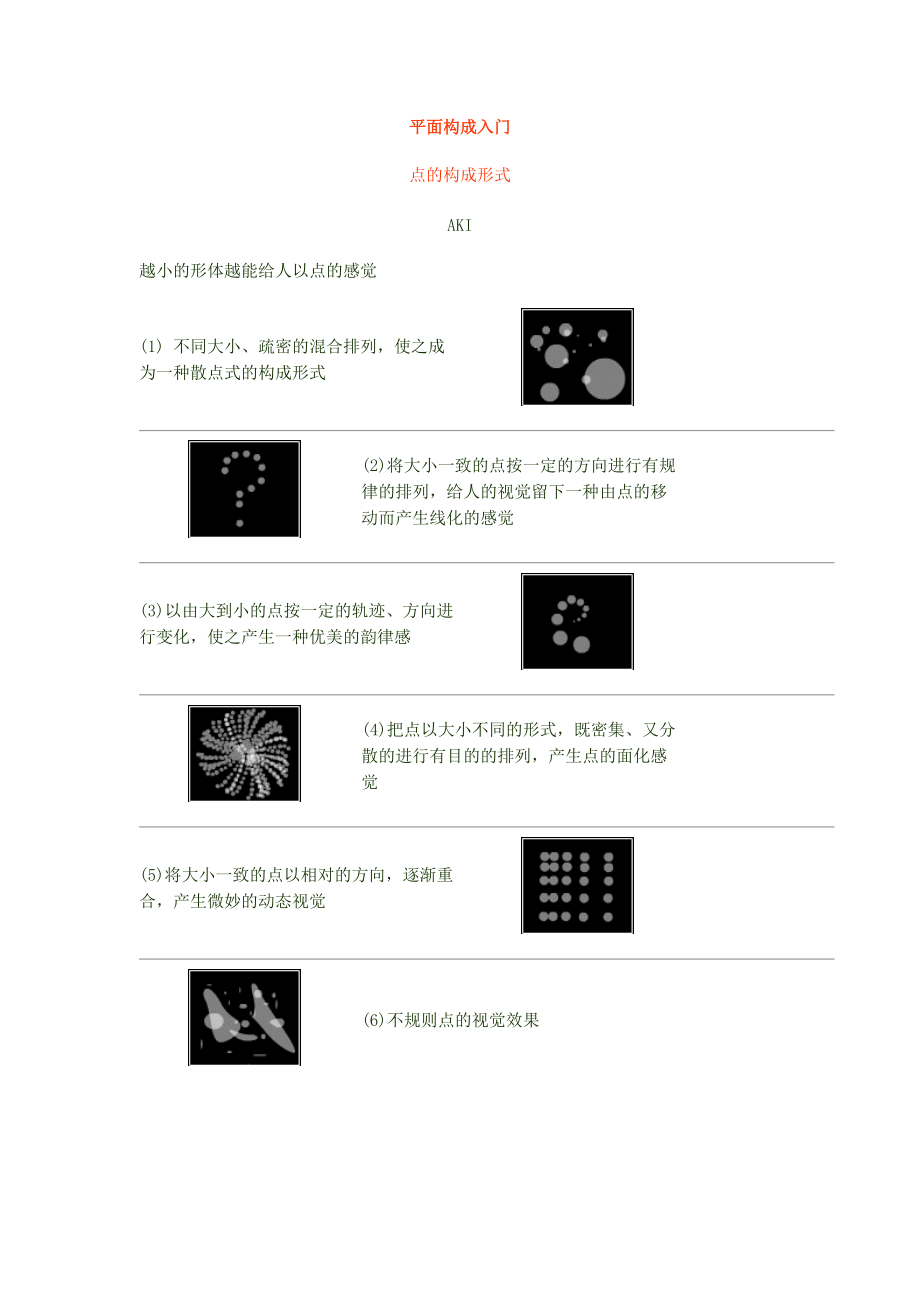 平面构成基础[点线面][1].doc_第1页