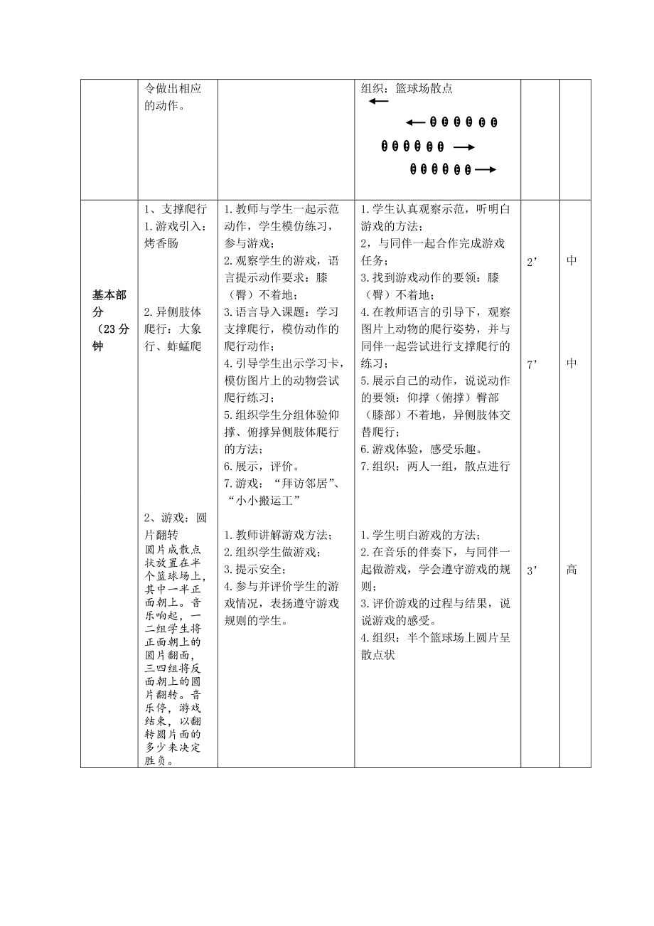 二年级《支撑爬行与游戏》教学设计.doc_第2页