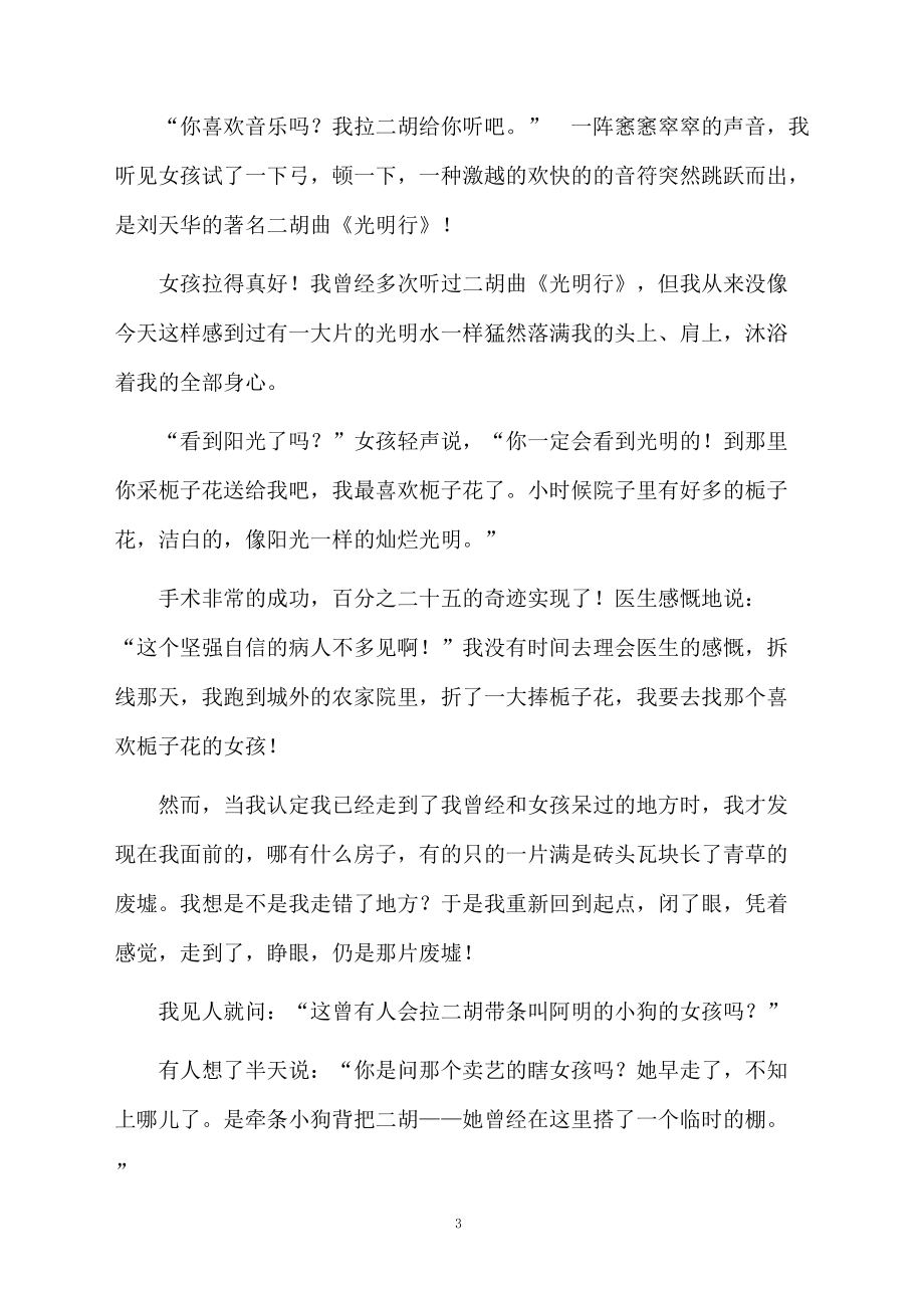 有关光明行范文以及练习题答案解析.docx_第3页