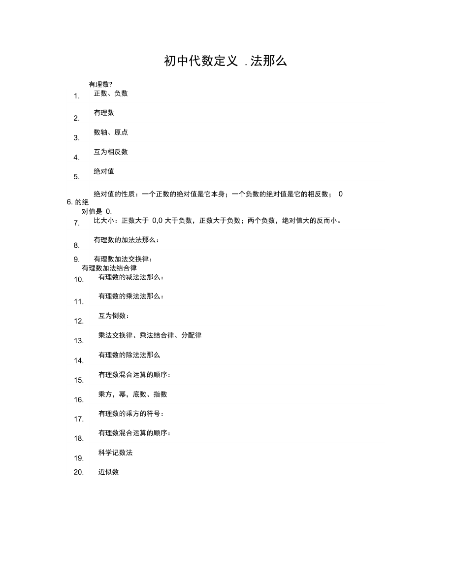 初中代数定义.法则(20210929173612).docx_第1页