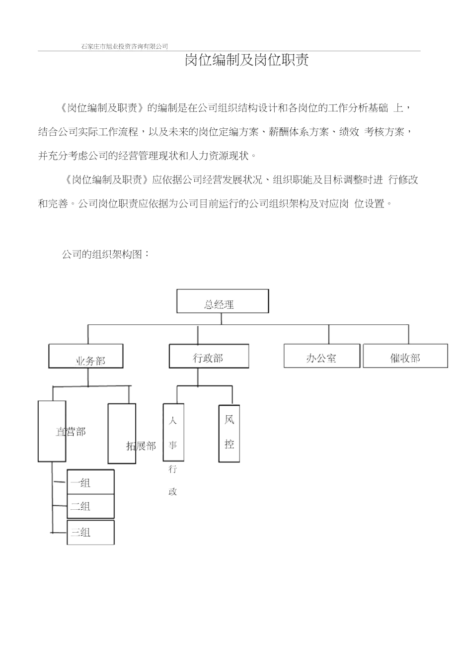 组织架构与岗位职责.doc_第1页