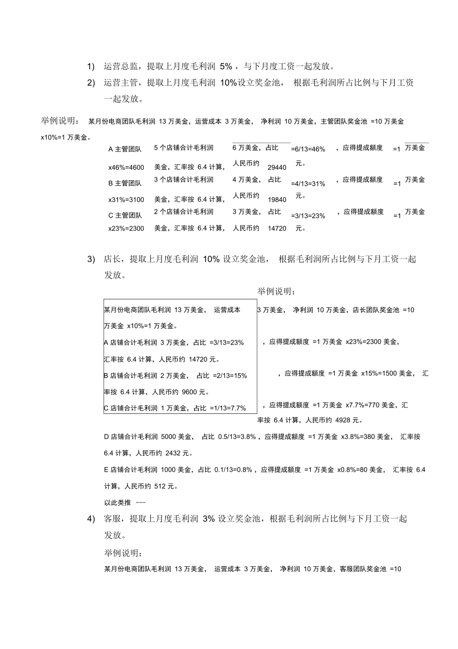 电商团队半年度激励方案细则20.doc_第3页