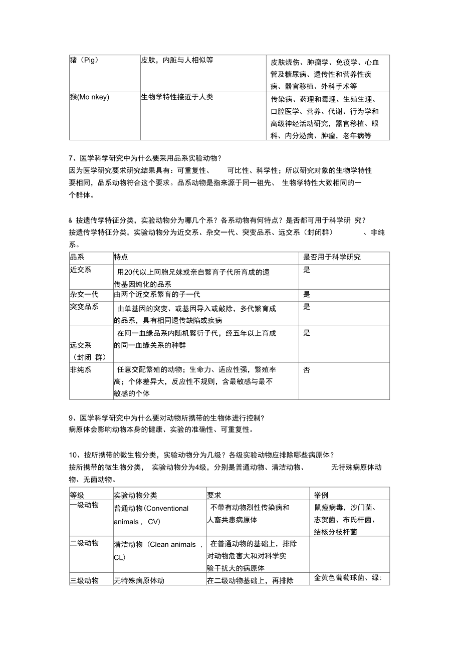 生理科学实验讨论4实验用动物.doc_第2页