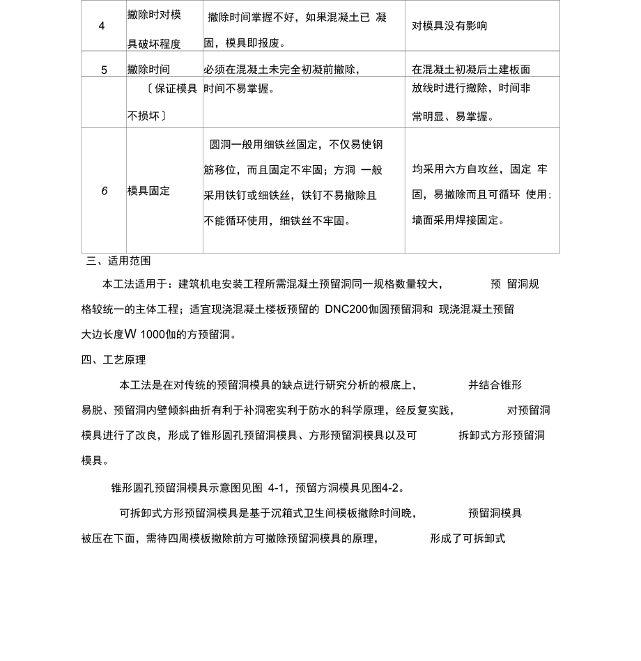 可循环使用的预留洞模具施工工艺.docx_第2页