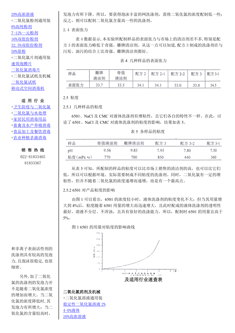 二氧化氯系列产品及适用行业速查表二氧化氯药剂及机械二.docx_第3页