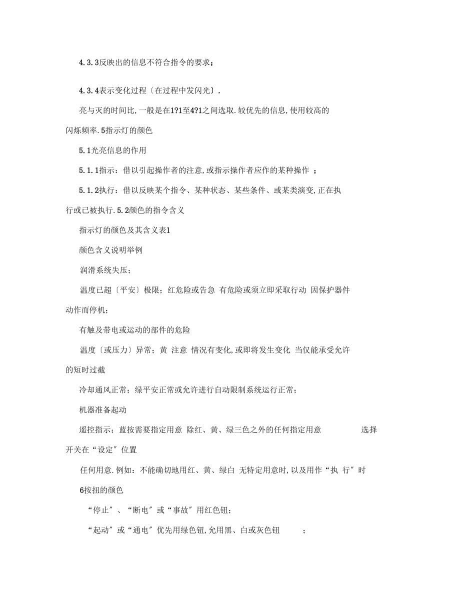 GB26881电工成套装置中的指示灯和按扭的颜色.docx_第2页