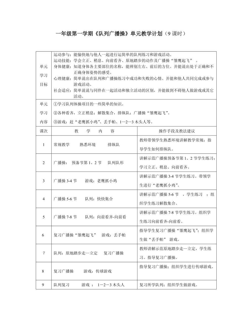 广播操教学设计案例.doc_第1页