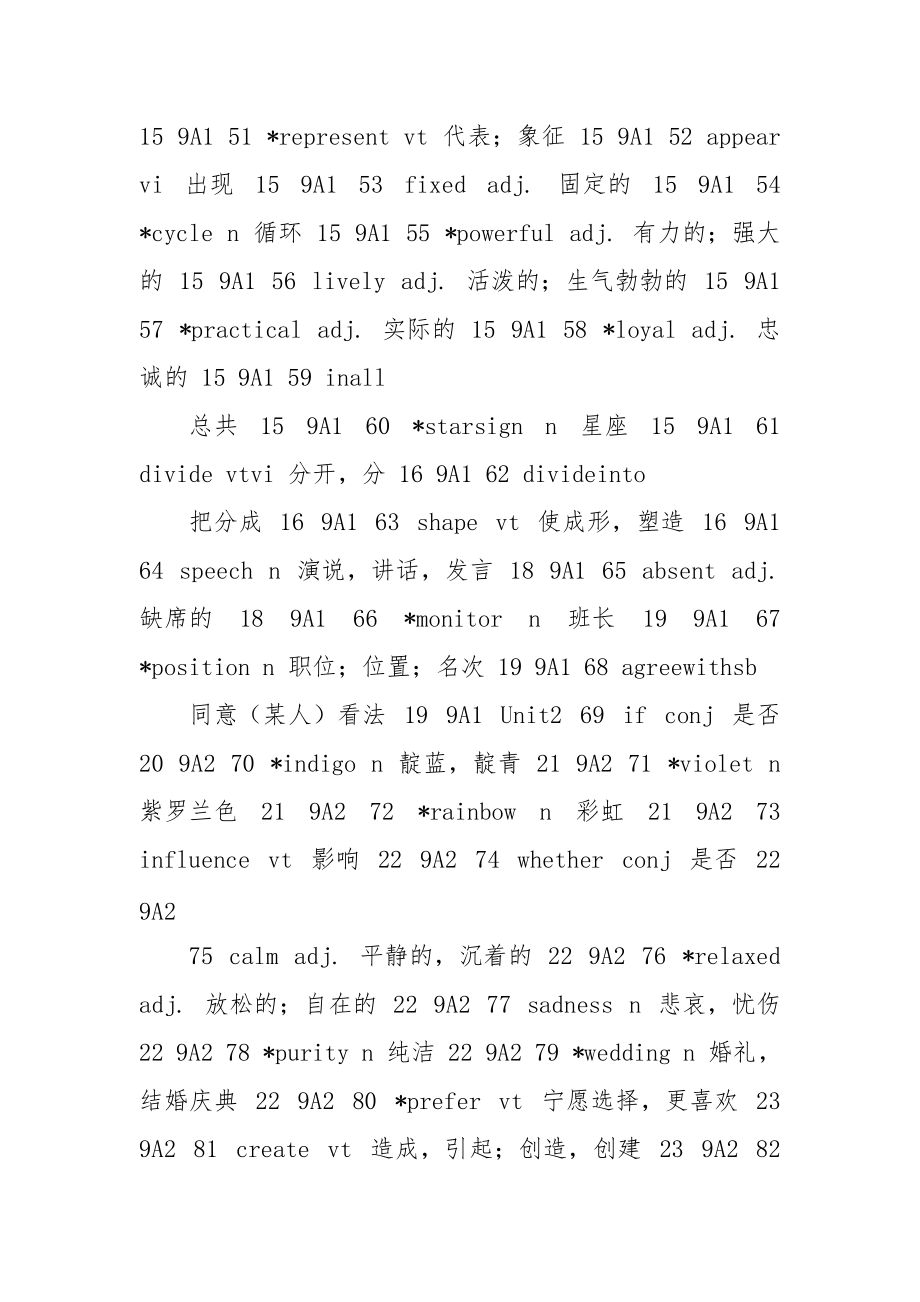 牛津英语九上单词表,(2).docx_第3页