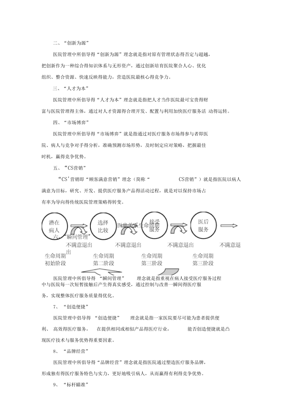 现代化医院的管理理念和服务理念.docx_第3页