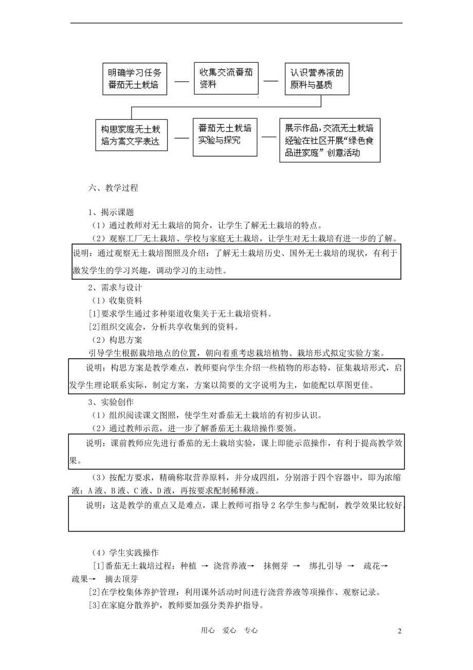 七年级劳动技术 第三章栽培成型教案.doc_第2页