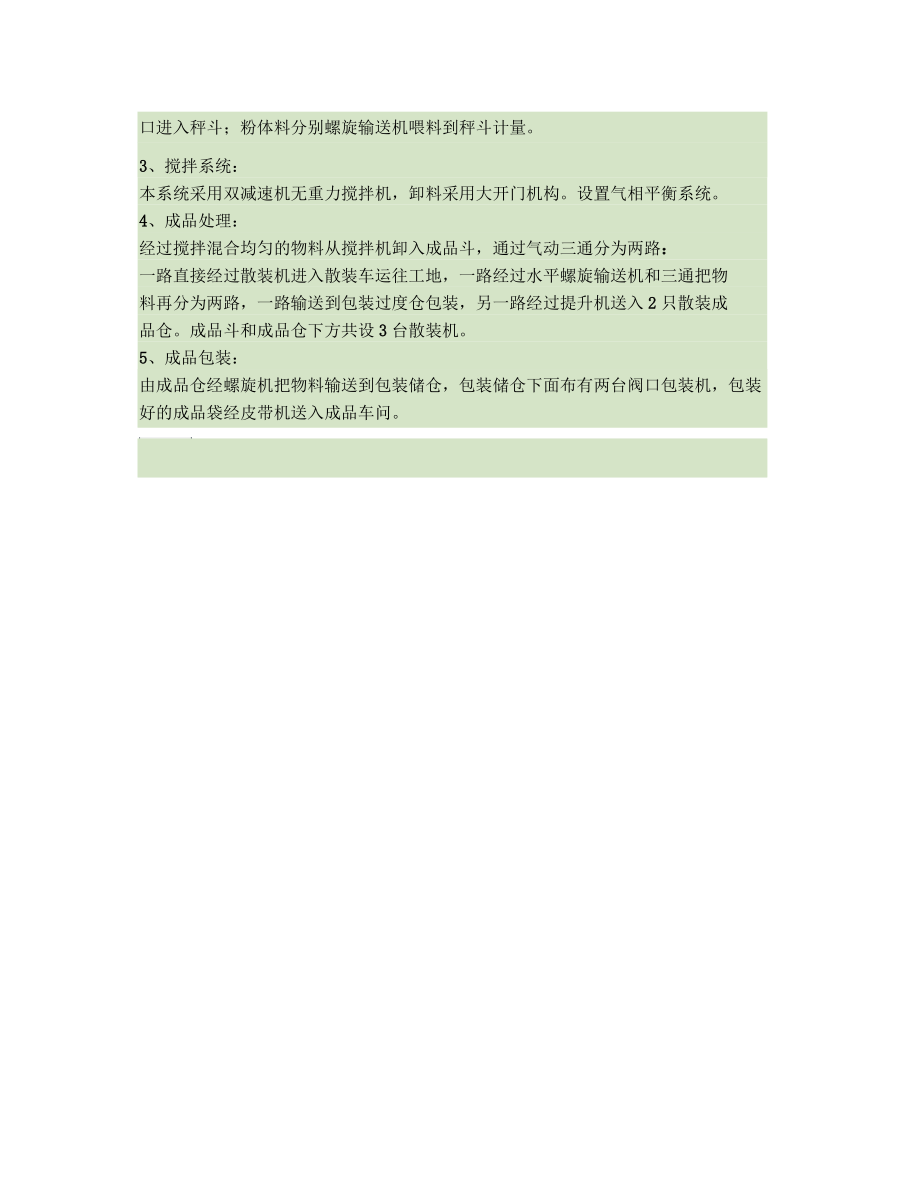 预拌干混砂浆生产线产品工艺流程或服务的流程图汇总.docx_第2页