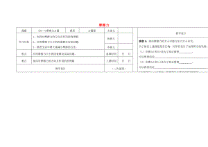 春八年级物理下册 6.4《摩擦力》导学案（无答案） 鲁教版五四制-鲁教版五四制初中八年级下册物理学案.doc