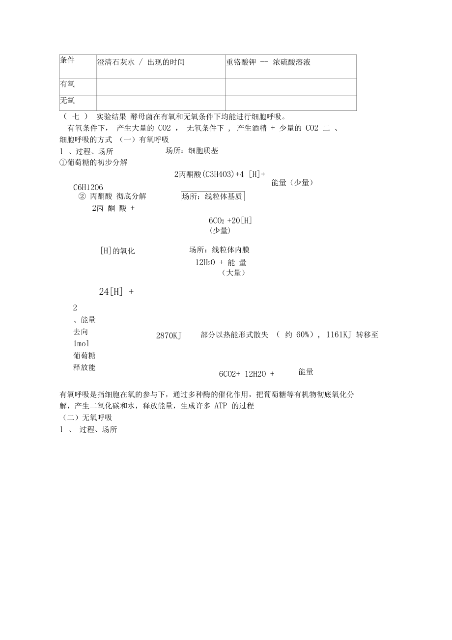 光合作用和呼吸作用知识点总结..docx_第2页