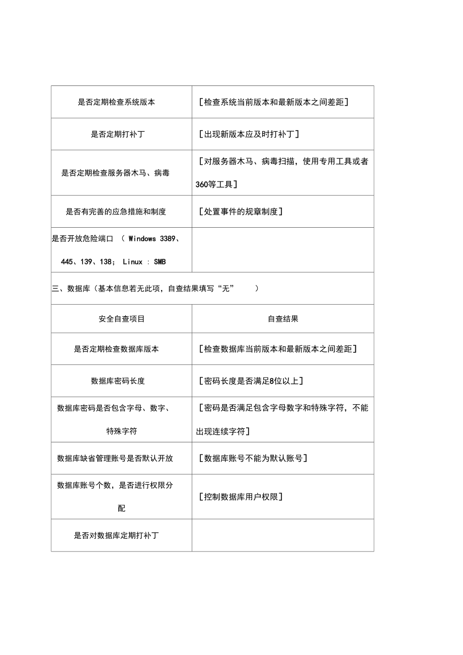 网络信息资产安全自查表.doc_第2页